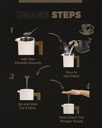 POLIVIAR French Press Coffee Maker
