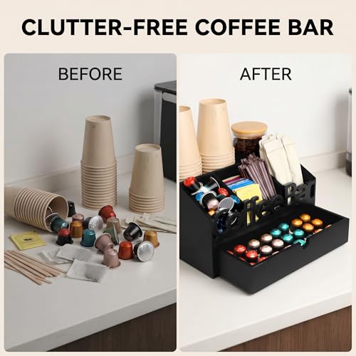 Coffee Bar Organizer Countertop
