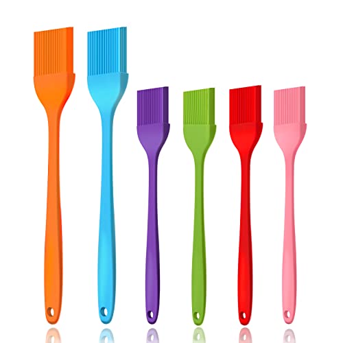 6 PCS CUALORK Silicone Basting Brush