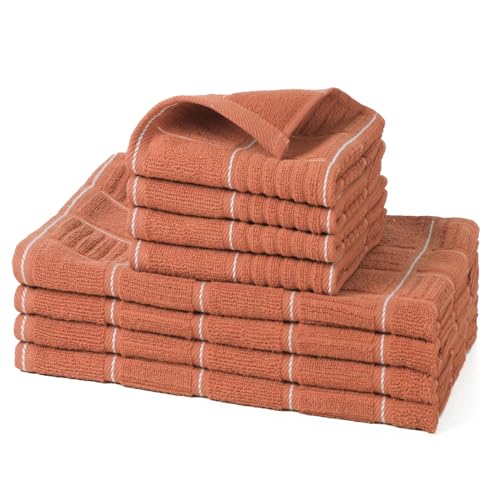 Kitchen Towels and Dishcloths Set (8 Count)