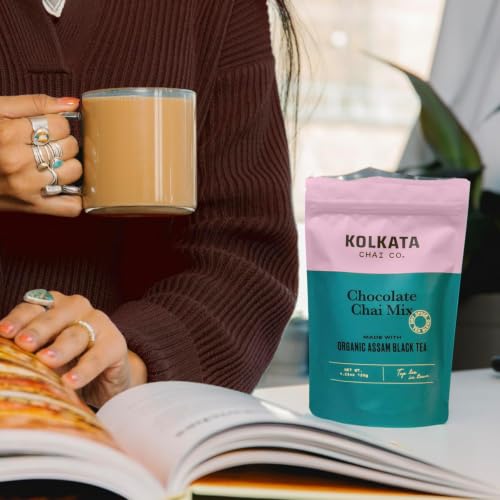 Kolkata Chai Signature Masala Chai & Chocolate Chai Combo Pack (8.46 Ounce)
