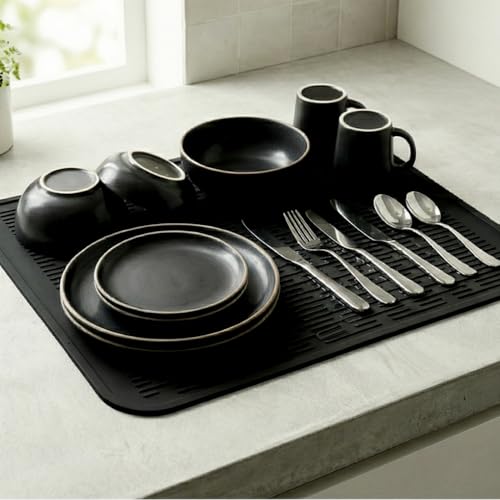 Silicone Dish Drying Mat for Multiple Usage