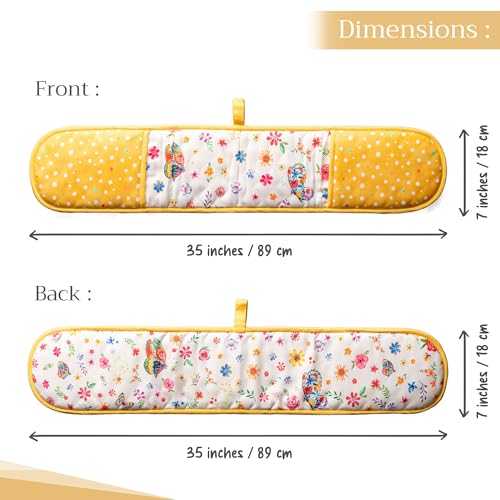 Double Oven Mitts 100% Cotton Double Oven Glove