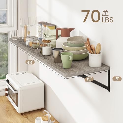 Wall Mounted Floating Shelves Set of 2 (2 Count)