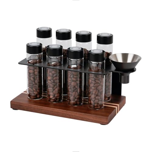 Coffee Bean Storage Tubes Single Dose Coffee Bean Cellars 8 Pcs with One (8 Count)
