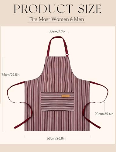 2 Pack Kitchen Cooking Aprons (2 Count)