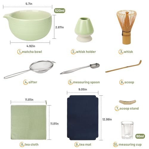 10 Pcs Matcha Whisk Set