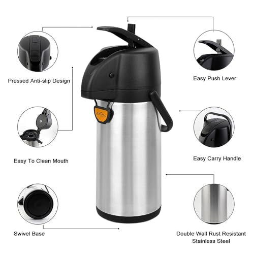 Airpot Coffee Dispenser Thermal with Pump