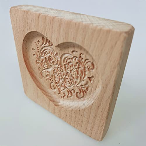 Wooden Cookie Biscuit Mold