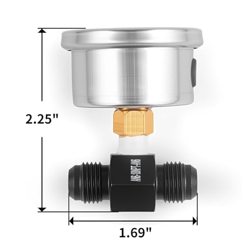 Universal 0 100psi Fuel Pressure Gauge 1