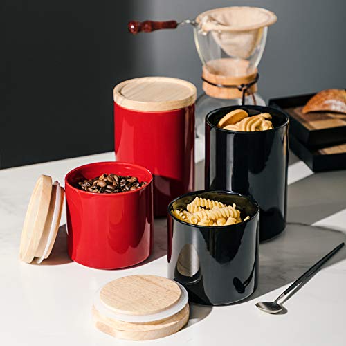 Sweejar Kitchen Canisters Ceramic Food Storage Jar