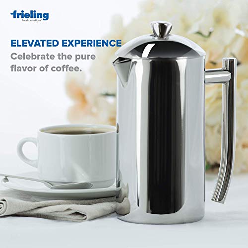 Double Walled Stainless Steel French Press Coffee Maker