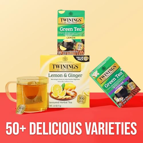 Green Tea with Lemon Caffeinated Tea Bags (120 Count)