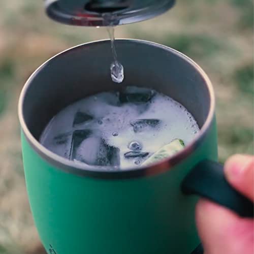 16 oz Insulated Coffee Mug with Handle and Lid