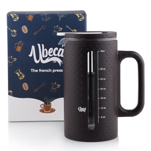 34oz Large French Press Coffee Maker Brown