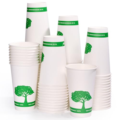 240 Pack Compostable Paper Cups (240 Count)