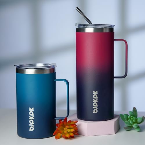 25oz Insulated Coffee Mug with Handle