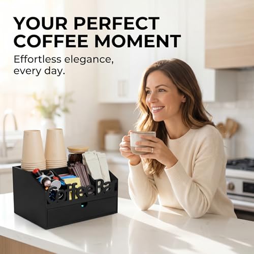 Coffee Bar Organizer Countertop