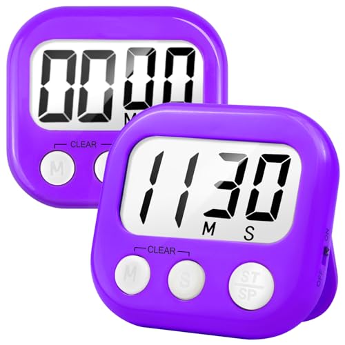 Digital Kitchen Timers for Cooking (2 Count)