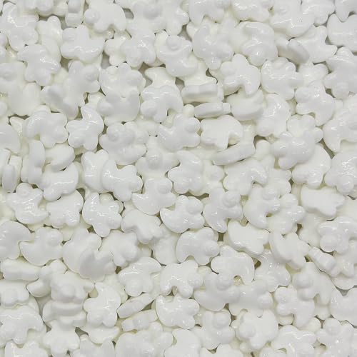 Ghosts Sprinkles Halloween Edible Ghost Cake Decoration Cupcake Toppers Cookie Decorating Perfect for Cakes (3 Ounce)