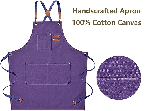 Chef Aprons for Men Women with Oversized Pockets