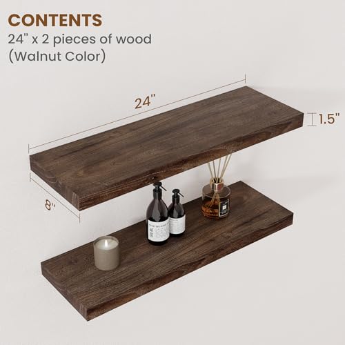 Floating Shelves for Wall Decor (2 Count)