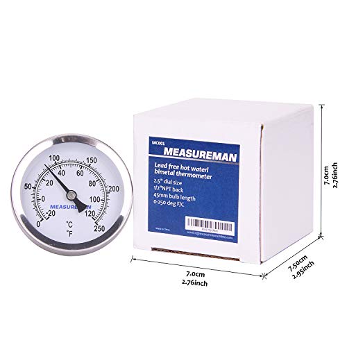 Hot Water Bi Metal Thermometer