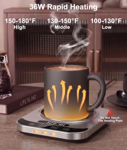 Smart Coffee Mug Warmer with LED Display