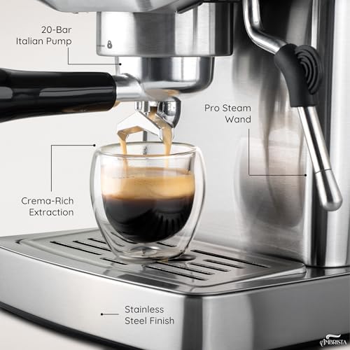 Espresso Machine 20 Bar with Steam Milk Frother