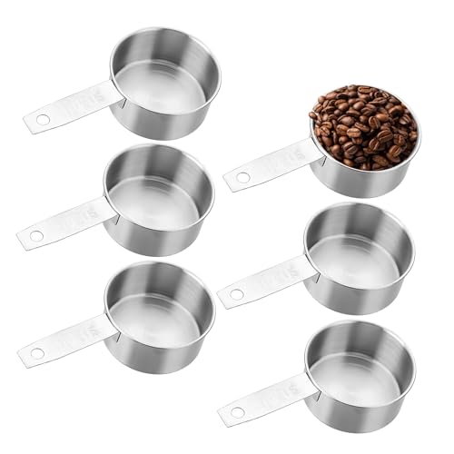 6 Pack Stainless Steel Measuring Cup (6 Count)
