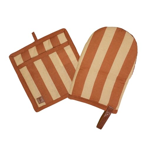 Pot Holders & Oven Mitts Set for Kitchen (2 Count)