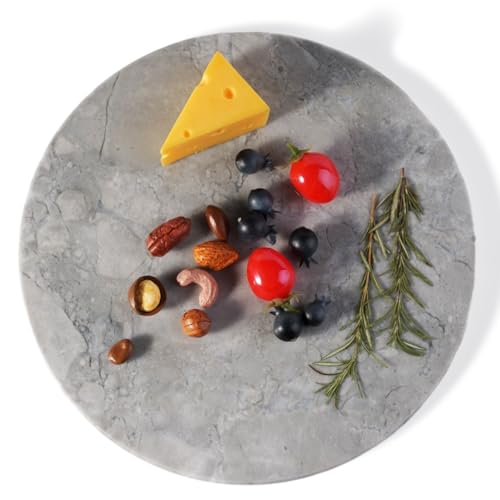 Round Marble Pastry Cutting Board