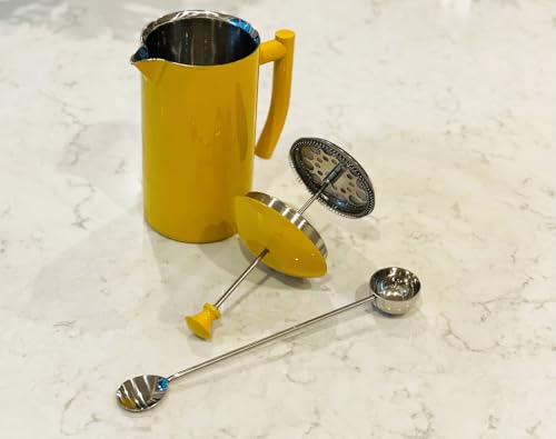 Double Walled Stainless Steel French Press Coffee Maker
