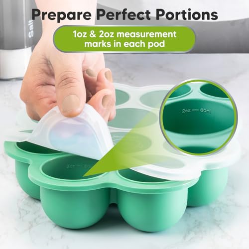Silicone Food Freezer Trays with Lid