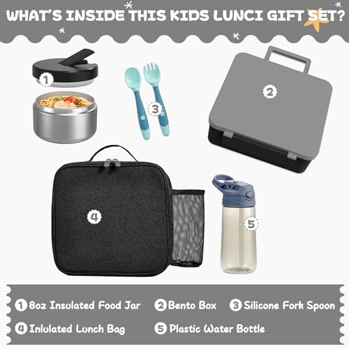 Kids Bento Lunch Box with 8oz Soup Thermo