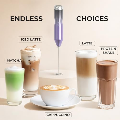 Powerful Frother Wand AA Batteries Included