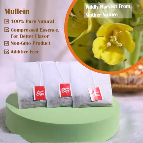 Mullein Tea Bags For Lungs (25 Count)