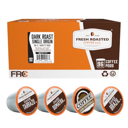Dark Roast single Origin Variety Pack K (96 Count)