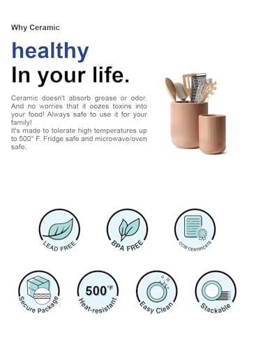 Utensil Holder for Kitchen Counter (2 Count)