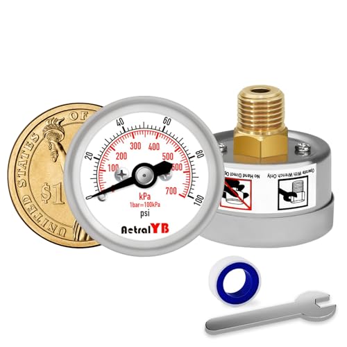 100Psi 700Kpa Mini Pressure Gauge