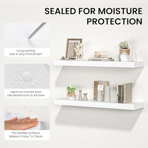 Floating Shelves for Wall (2 Count)