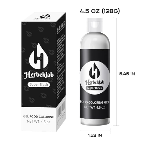 Black Gel Food Coloring (4.5 Fl Oz)