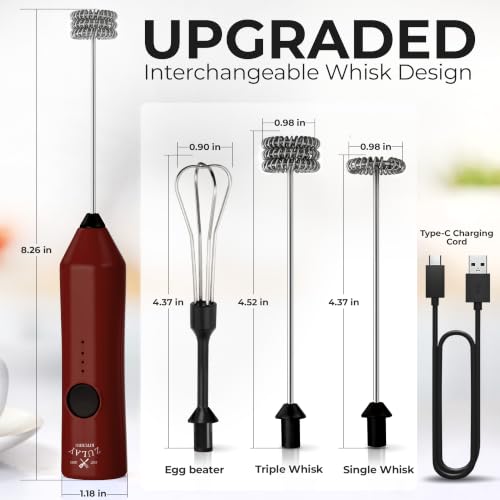 Rechargeable Milk Frother Handheld