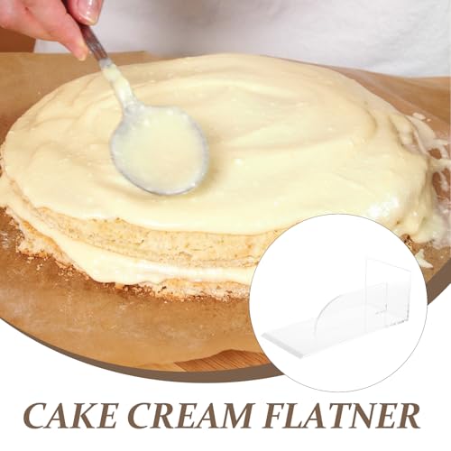 Transparent Acrylic Cake Scraper Smoother
