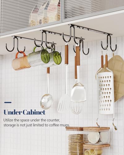 Mug Hooks Under Cabinet 3 Pack (3 Count)