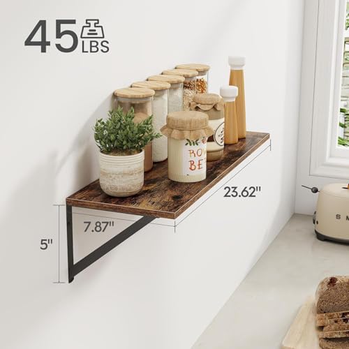 Deep Floating Shelves for Wall (2 Count)