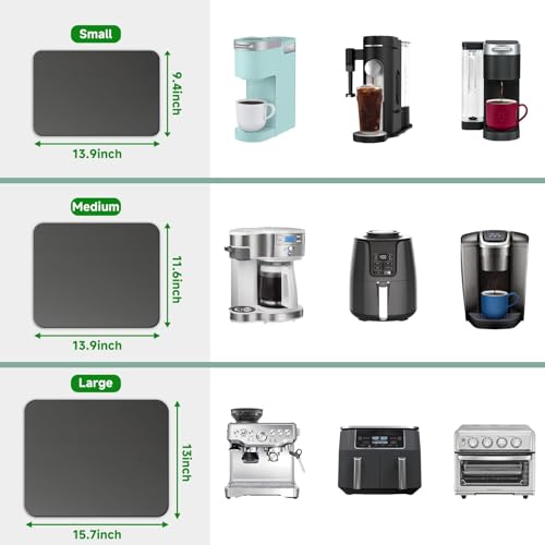 Appliance Slider 360° Rolling Tray for Countertop Coffee Maker Mat