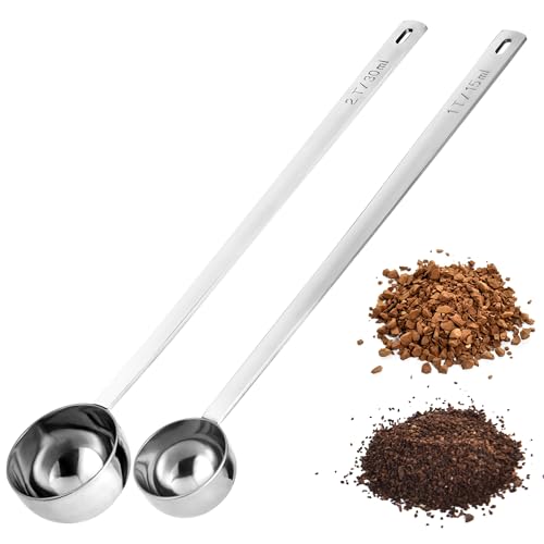 Metal 8.5in Long Handle Coffee Scoop for Ground Coffee