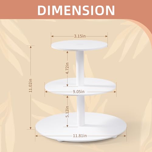 3 Tier Wood Cupcake Stand