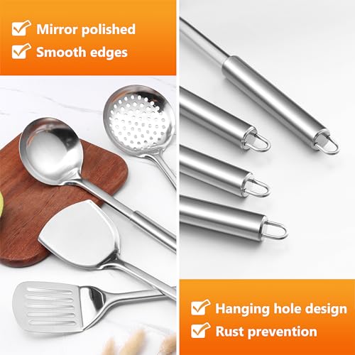 Stainless Steel Cooking Utensils (4 Count)